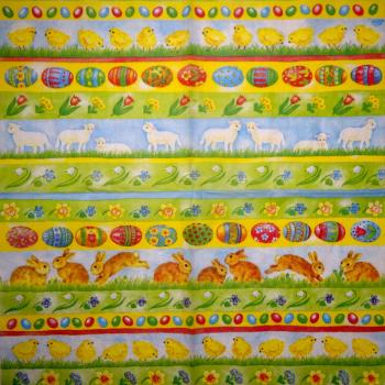 009 Eggs,  Easter Eggs - 3-ply (yellow) - Ihr
